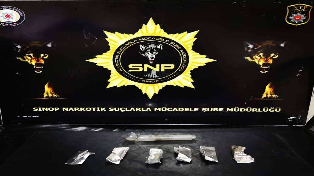Sinop’ta uyuşturucu ele geçirildi
