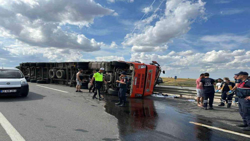 Bu kazadan yara almadan kurtuldu
