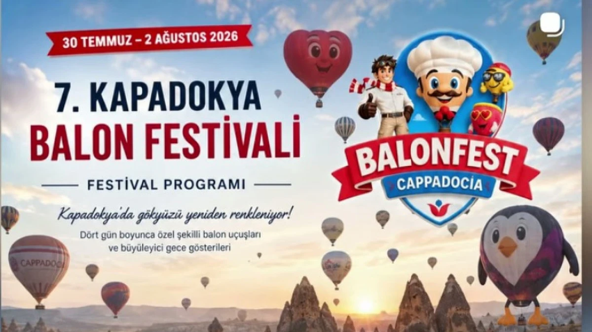 7. KAPADOKYA BALON FESTİVALİ BAŞLIYOR 
