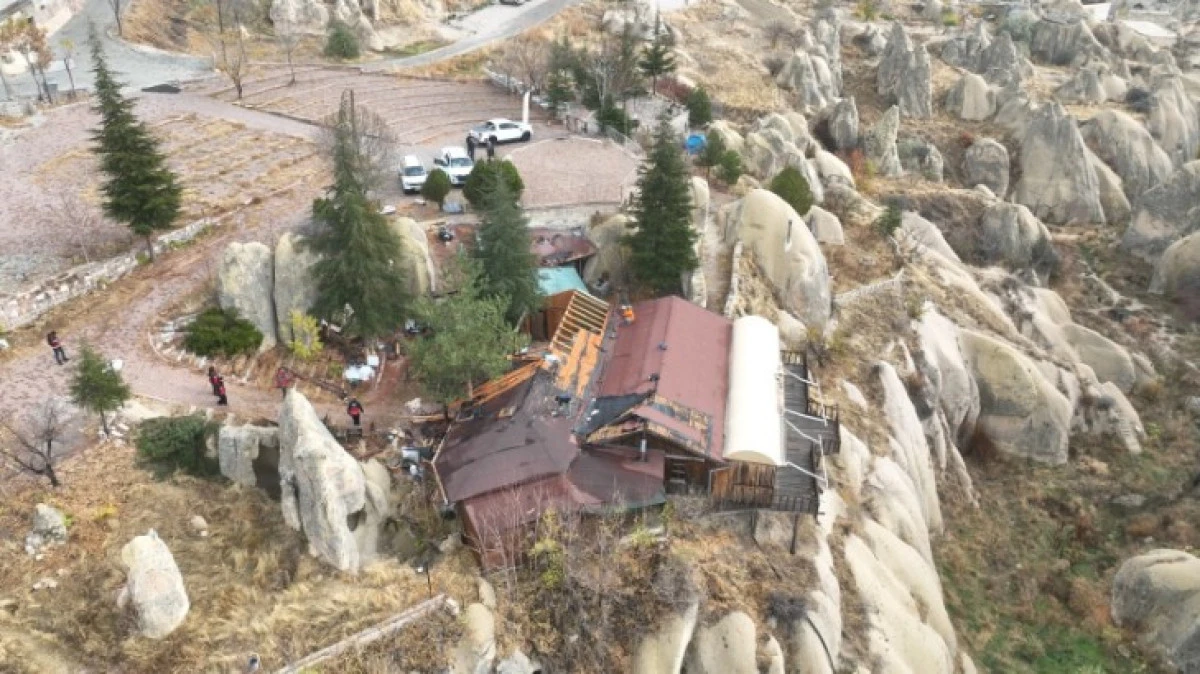 ALAN BAŞKANLIĞI KAPADOKYA'DA KAÇAK YAPILARLA MÜCADELESİ SÜRÜYOR 