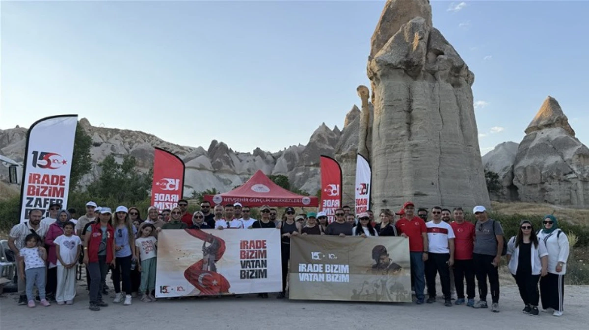 AŞK VADİSİNDE 15 TEMMUZ İ&Ccedil;İN Y&Uuml;R&Uuml;Y&Uuml;Ş YAPILDI 