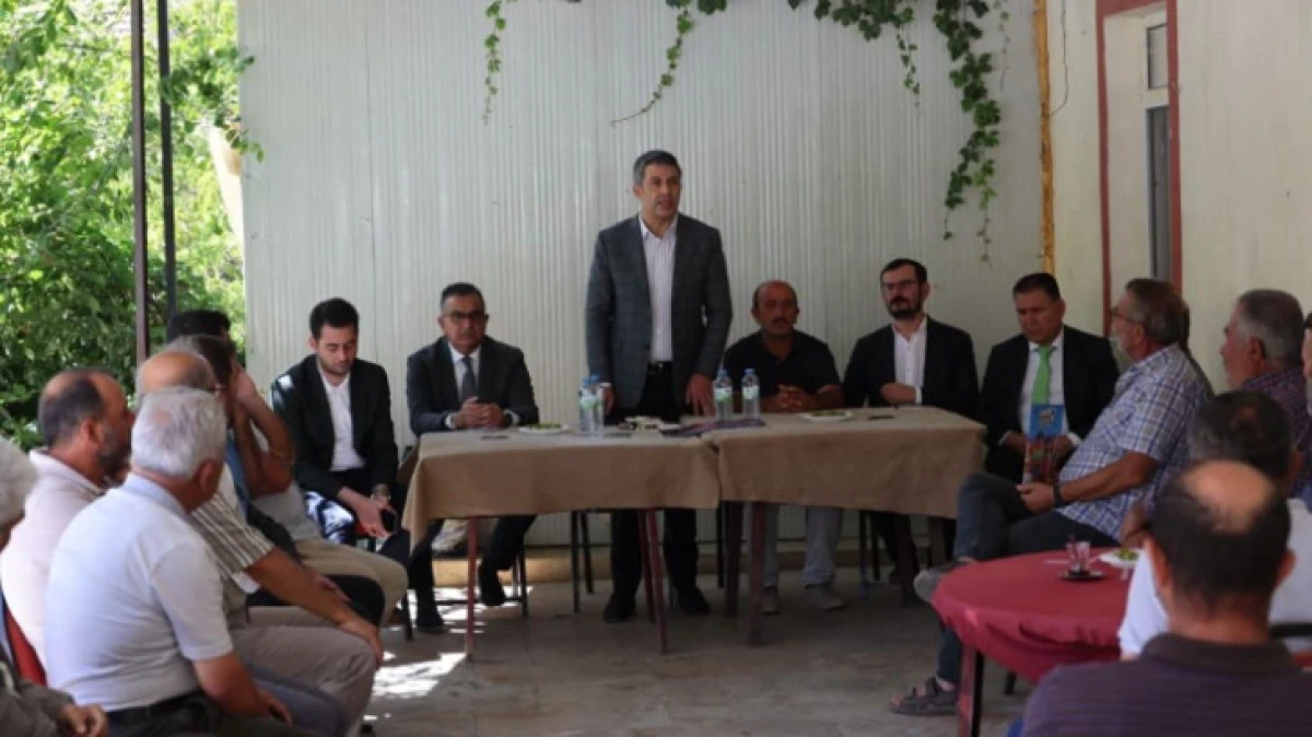 ASLANBAY ULAŞLI K&Ouml;Y&Uuml; HALKI İLE BİR ARAYA GELDİ 