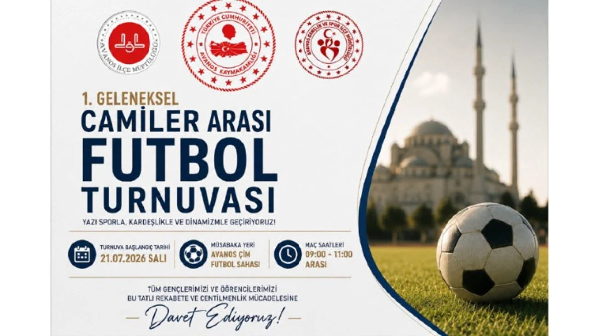 AVANOS'TA 1. GELENEKSEL CAMİLER ARASI FUTBOL TURNUVASI 21 TEMMUZ'DA D&Uuml;ZENLENECEK