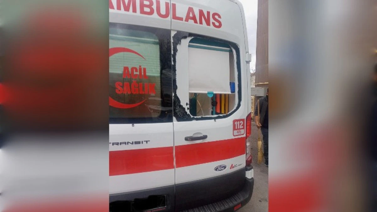 AVANOS'TA AMBULANS'A SALDIRI YAPILDI 
