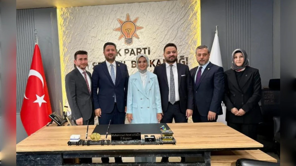 BAKAN GÖKTAŞ AK PARTİ'Yİ ZİYARET ETTİ 