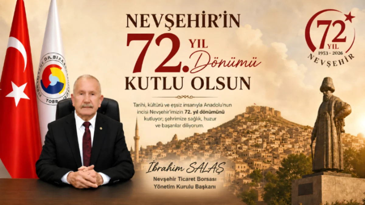BAŞKAN SALAŞ'TAN 72.İNCİ YIL KUTLAMASI 