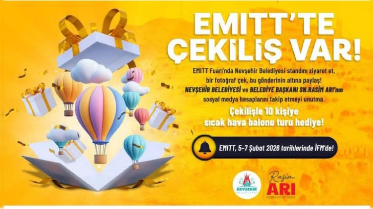 BELEDİYEDEN &Ccedil;EKİLİŞLE BALON TURU