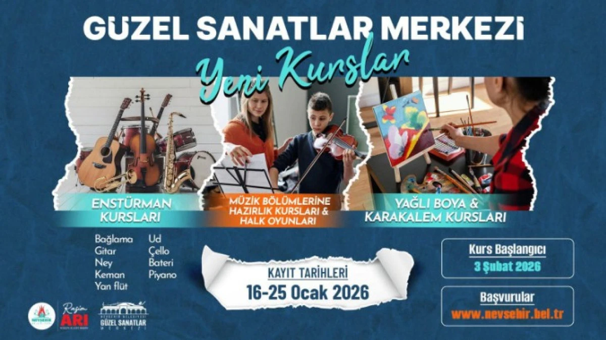 BELEDİYEDEN &Ccedil;OCUK VE GEN&Ccedil;LERE &Ouml;ZEL KURSLAR İ&Ccedil;İN KAYITLAR BAŞLADI 
