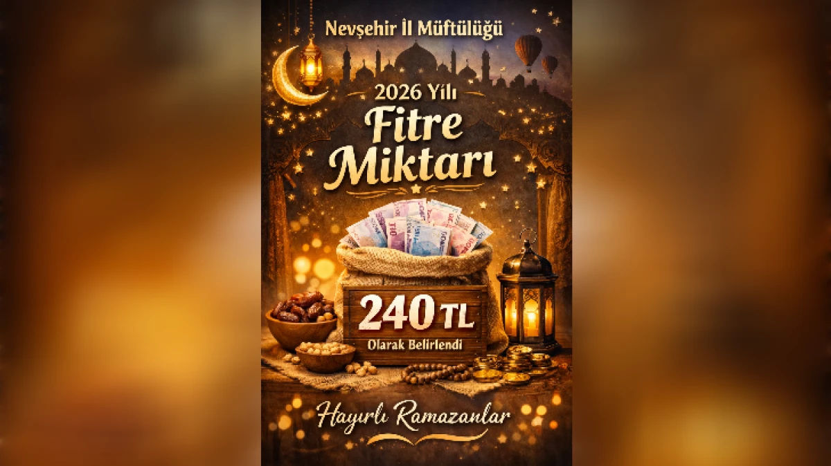 BU YILKİ RAMAZAN FİTRESİ BELLİ OLDU 