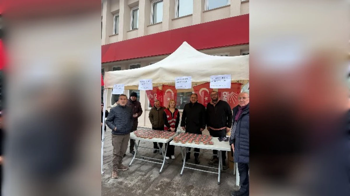 CHP MİRA&Ccedil; KANDİLİ DOLAYISIYLA LOKMA DAĞITTI 