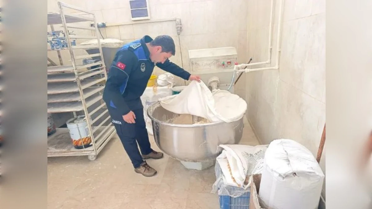 DERİNKUYU BELEDİYESİ ZABITASI FIRINLARI DENETLENDİ 