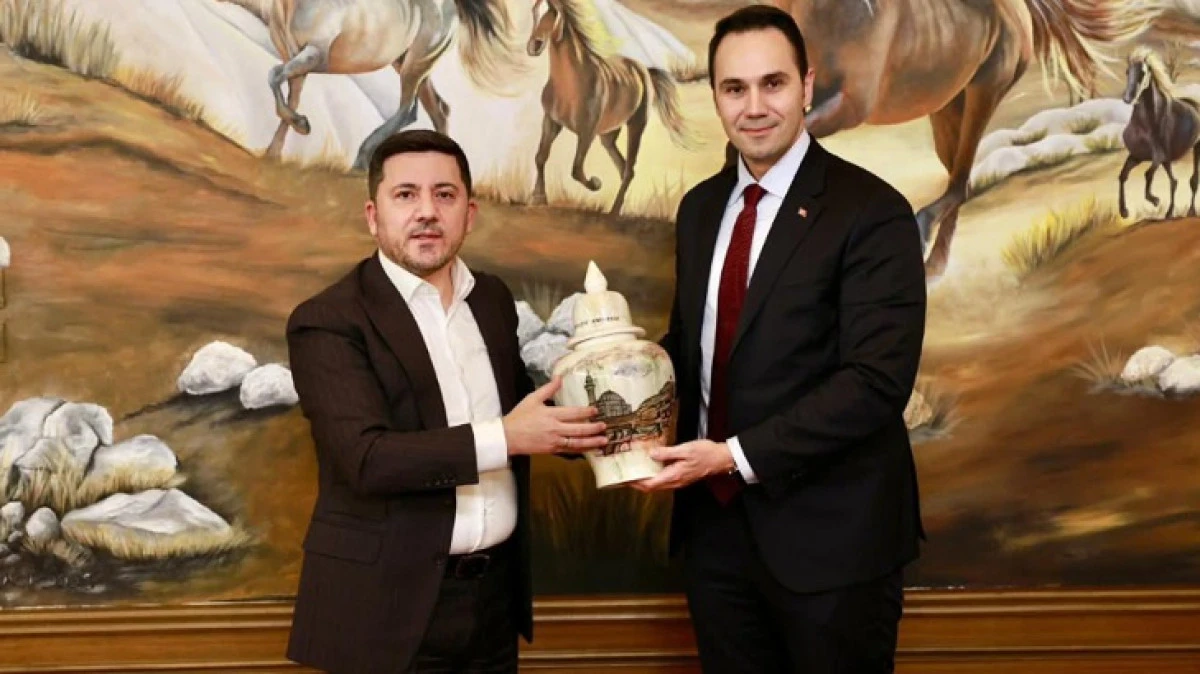 DYP GENEL BAŞKANI CENK K&Uuml;PELİ ARI'YI ZİYARET ETTİ 