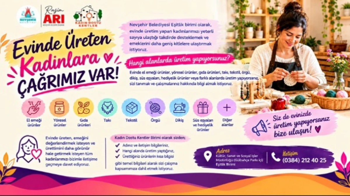 EL EMEĞİ &Uuml;R&Uuml;NLER EKONOMİK DEĞERE D&Ouml;N&Uuml;ŞECEK 