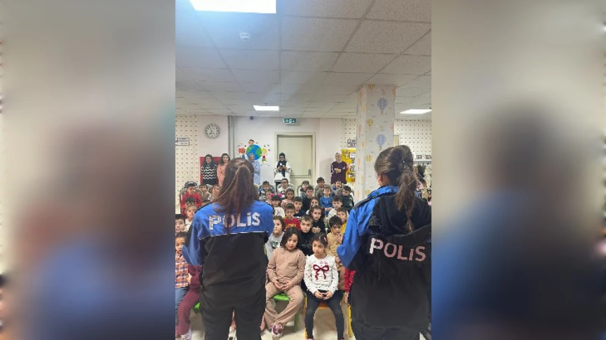 EMNİYET &Ccedil;OCUKLARA EĞİTİM VERMEYE DEVAM EDİYOR 