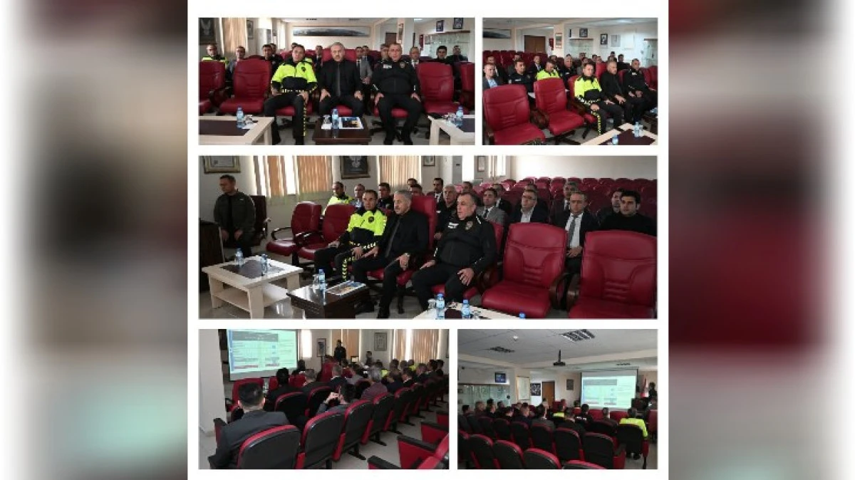 EMNİYETTE GENEL DEĞERLENDİRME TOPLANTISI YAPILDI 