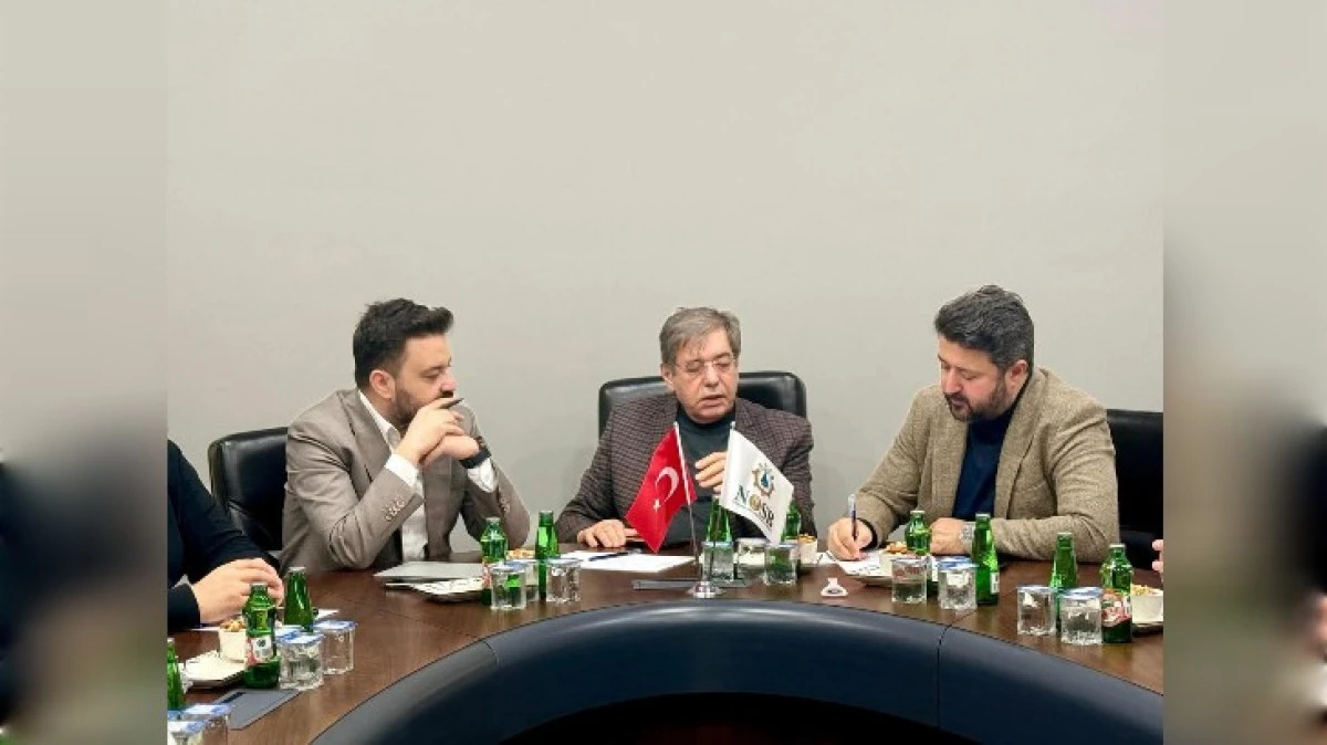 EMRE &Ccedil;ALIŞKAN ORGANİZE SANAYİ HEYETİNİ ZİYARET ETTİ 