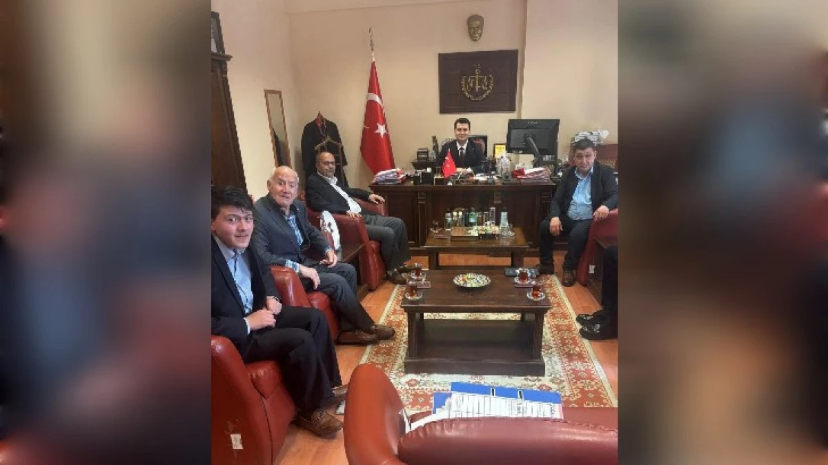 ENGELLİ BİREYLER G&Uuml;LŞEHİR BAŞSAVCISINI ZİYARET ETTİ 