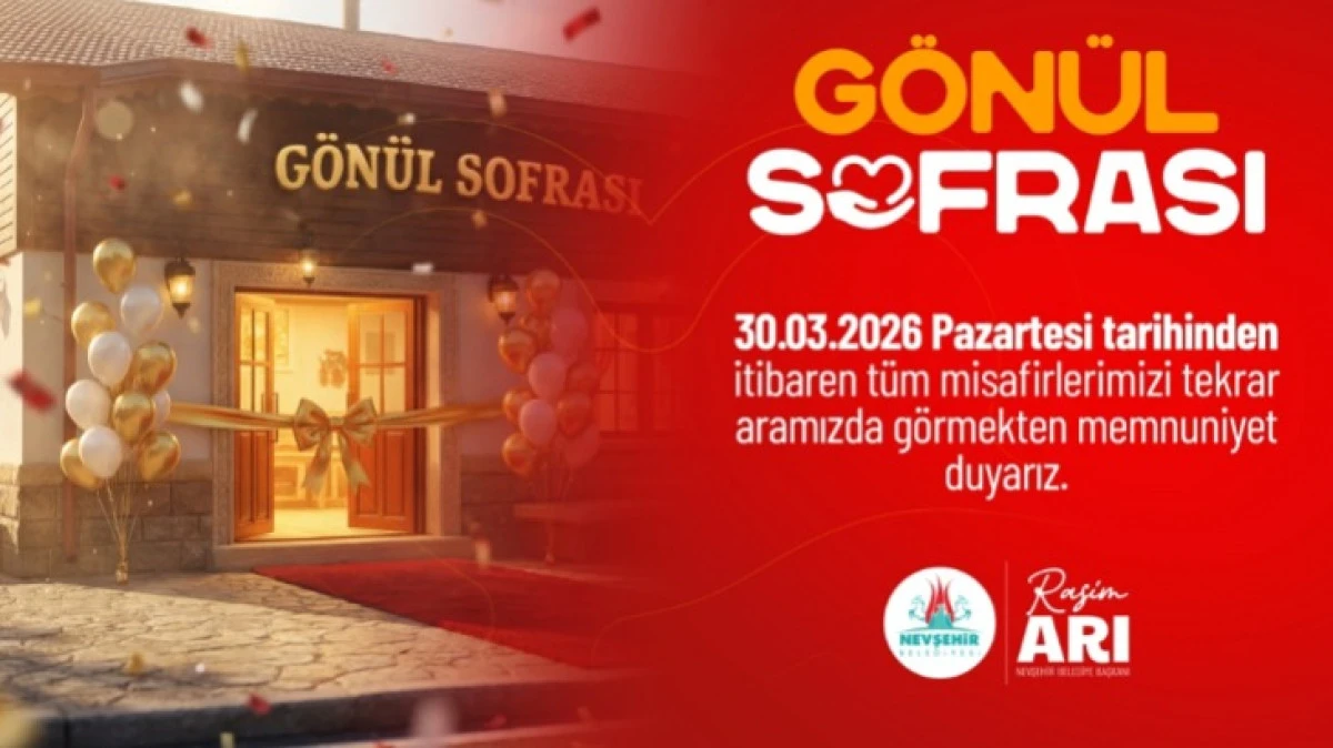 G&Ouml;N&Uuml;L SOFRASI BUG&Uuml;N TEKRAR A&Ccedil;ILIYOR 