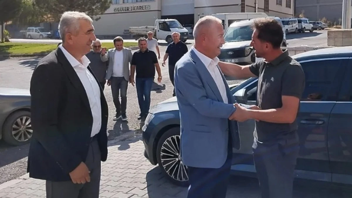 İBRAHİM SALAŞ, ZAHİRE PAZARI ESNAFI İLE BULUŞTU 