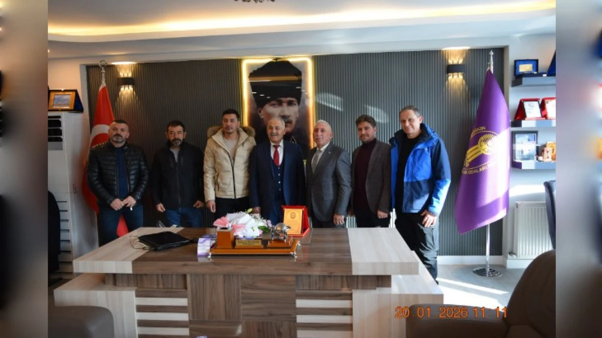 İLK ZİYARETLERİNİ BAŞKANA YAPTILAR 