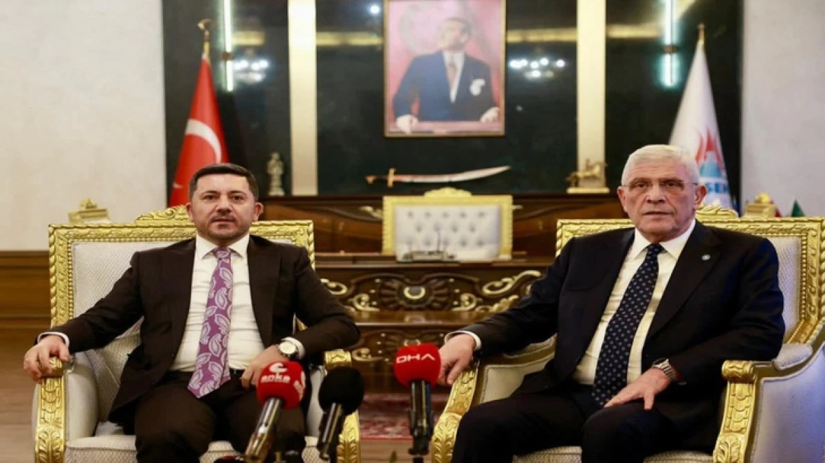 İYİ PARTİ GENEL BAŞKANI MUSAVAVAT DERVİŞOĞLU BAŞKAN ARI İLE İFTAR YAPTI 