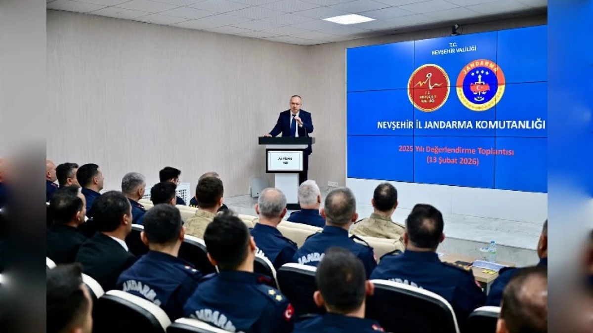 JANDARMANIN 2025 YILI DEĞERLENDİRİLDİ 