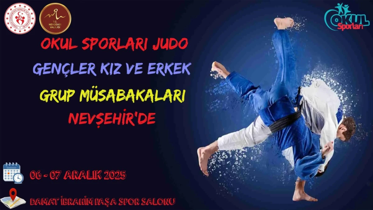 JUDO MÜSABAKALARINA NEVŞEHİR EV SAHİPLİĞİ YAPACAK