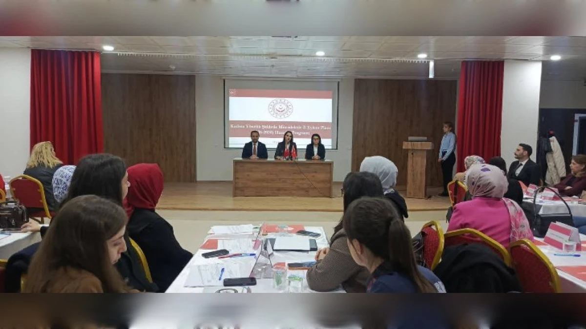 KADINA ŞİDDET BU &Ccedil;ALIŞTAYDA KONUŞULDU 