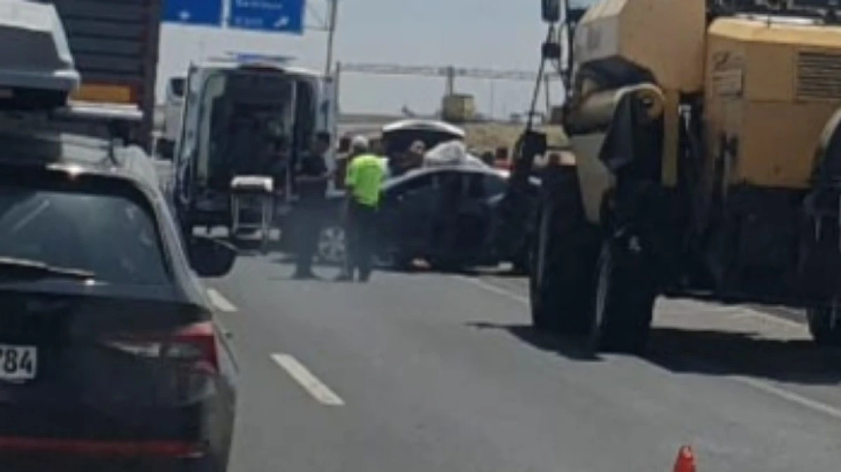 KALABA KAYSERİ YOLUNDA TRAFİK KAZASI MEYDANA GELDİ 