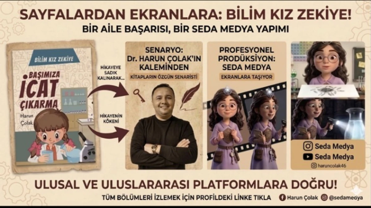 KAPADOKYA&rsquo;DAN YAPAY ZEK&Acirc; MUCİZESİ: "BİLİM KIZ ZEKİYE" ANİMASYON DİZİSİ DESTEK BEKLİYOR!