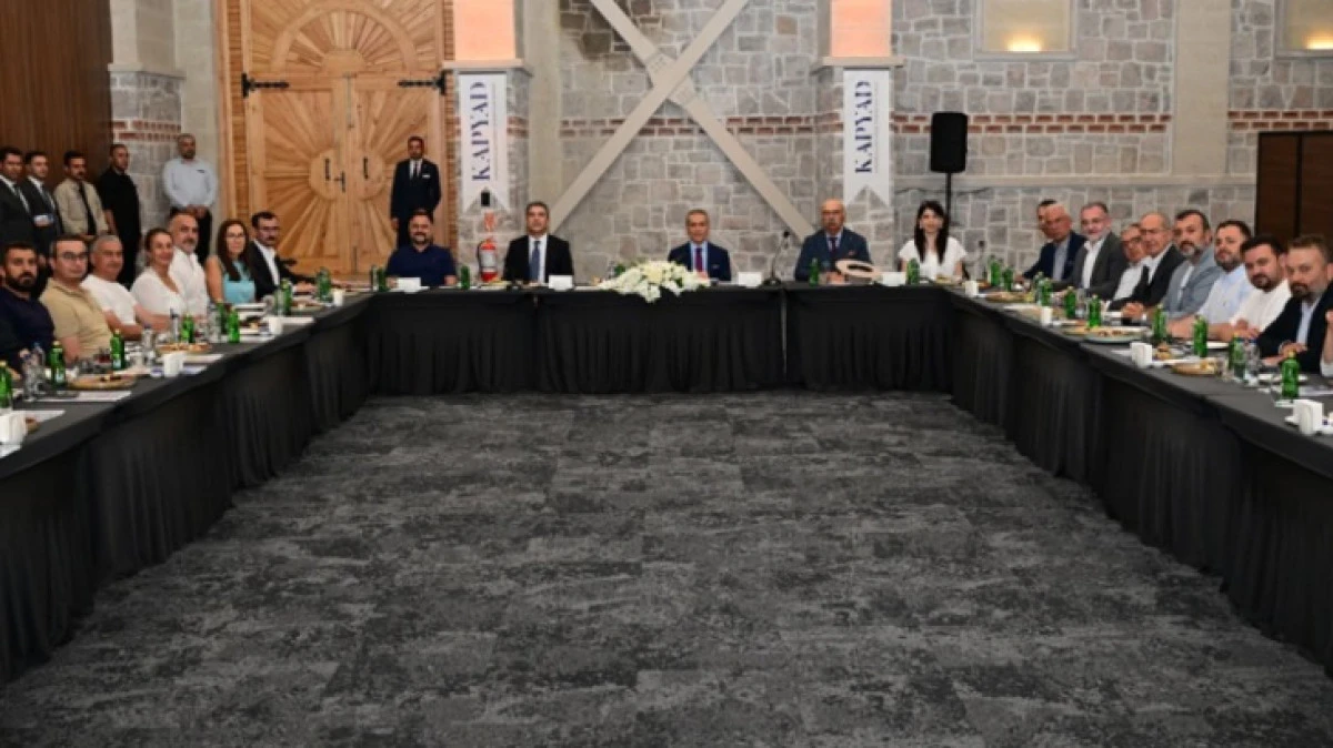 KAPYAD VALİ K&Ouml;K VE ALAN BAŞKANI ASLANBAY'IN KATILIMI İLE TOPLANDI 
