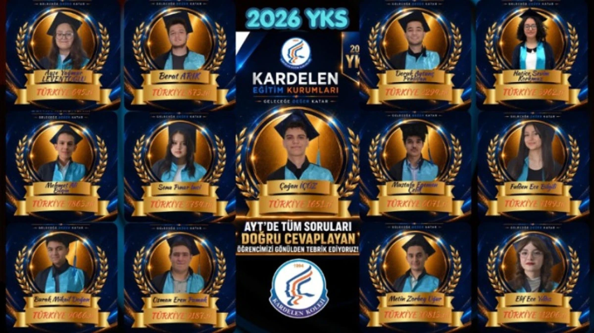 Kardelen Koleji YKS&rsquo;de yine rekor kırdı