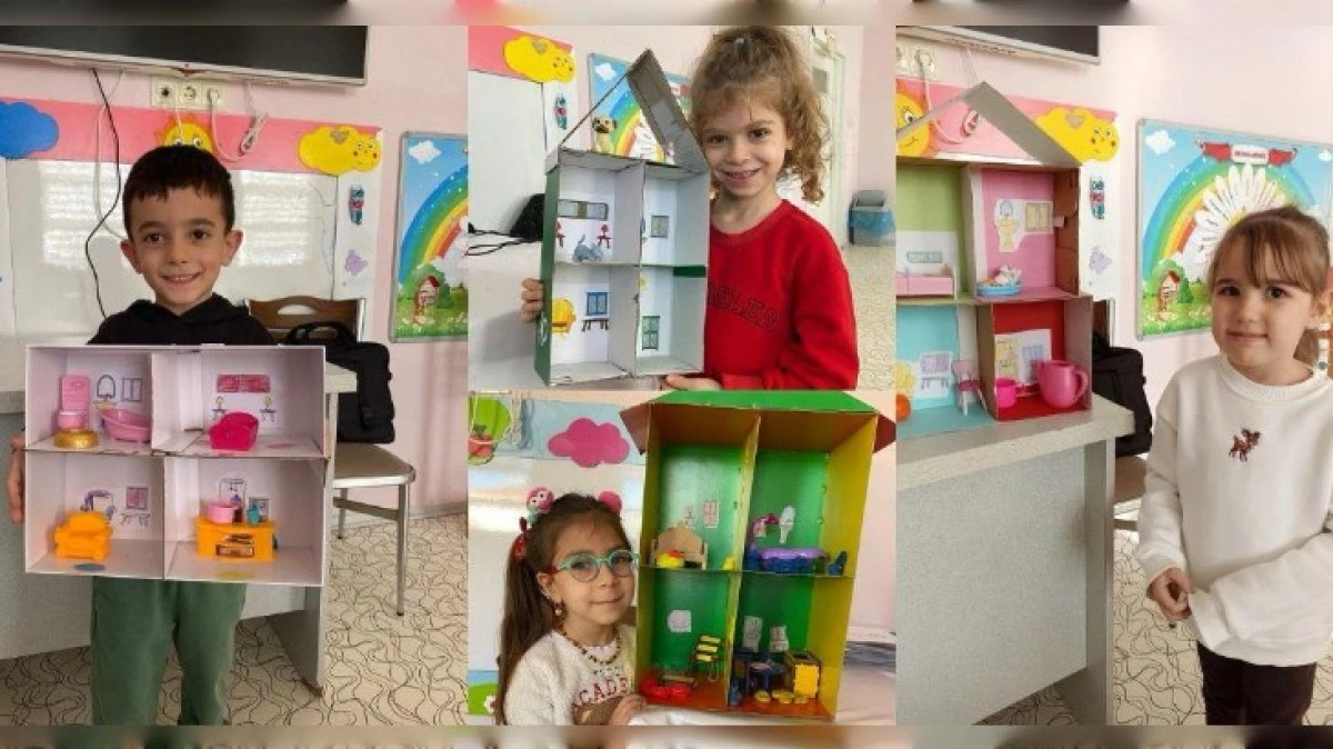 KARDELEN'Lİ MİNİKLER EV YAPTI 