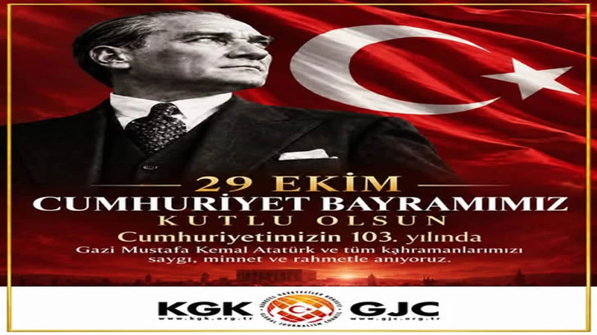 KGK: 103 yıllık Cumhuriyetimiz basın &ouml;zg&uuml;rl&uuml;ğ&uuml;n&uuml;n teminatıdır 