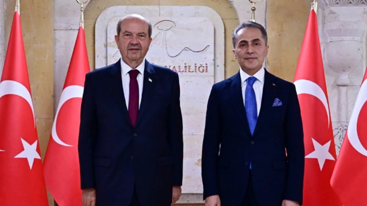 KKTC ESKİ CUMHURBAŞKANI ERSİN TATAR NEVŞEHİR'E GELDİ 
