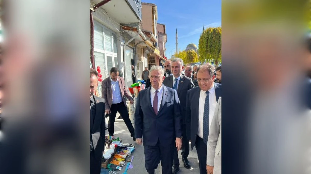 MANSUR YAVAŞ NEVŞEHİR'E GELDİ 