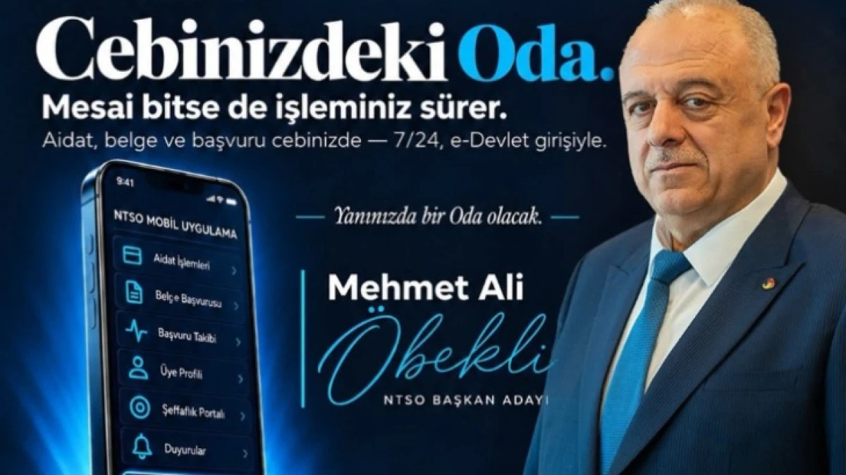 MEHMET ALİ &Ouml;BEKLİ: &ldquo;DİJİTAL ODA İLE HİZMET ARTIK CEBİNİZDE&rdquo;