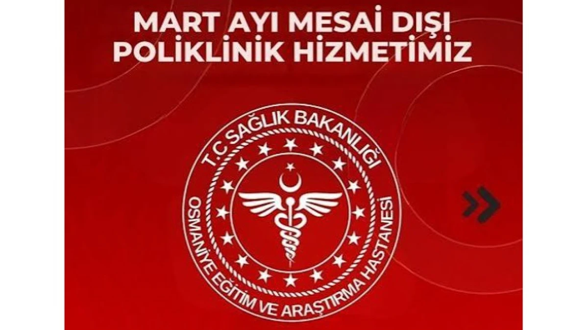 MESAİ DIŞI POLİKLİNİKLER BELLİ OLDU 