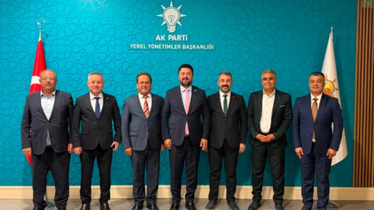 MİLLETVEKİLİ &Ccedil;ALIŞKAN BELEDİYE BAŞKANLARINI AĞIRLADI 