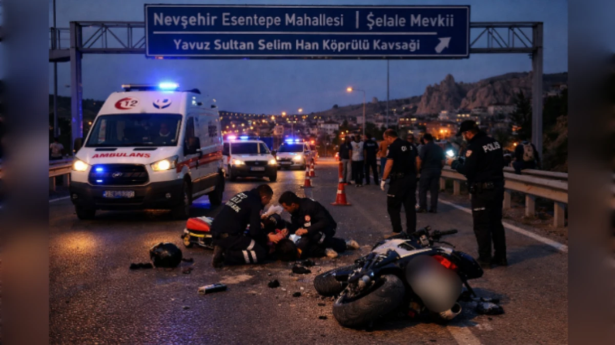 MOTOSİKLET S&Uuml;R&Uuml;C&Uuml;S&Uuml; KAZADA AĞIR YARALANDI 