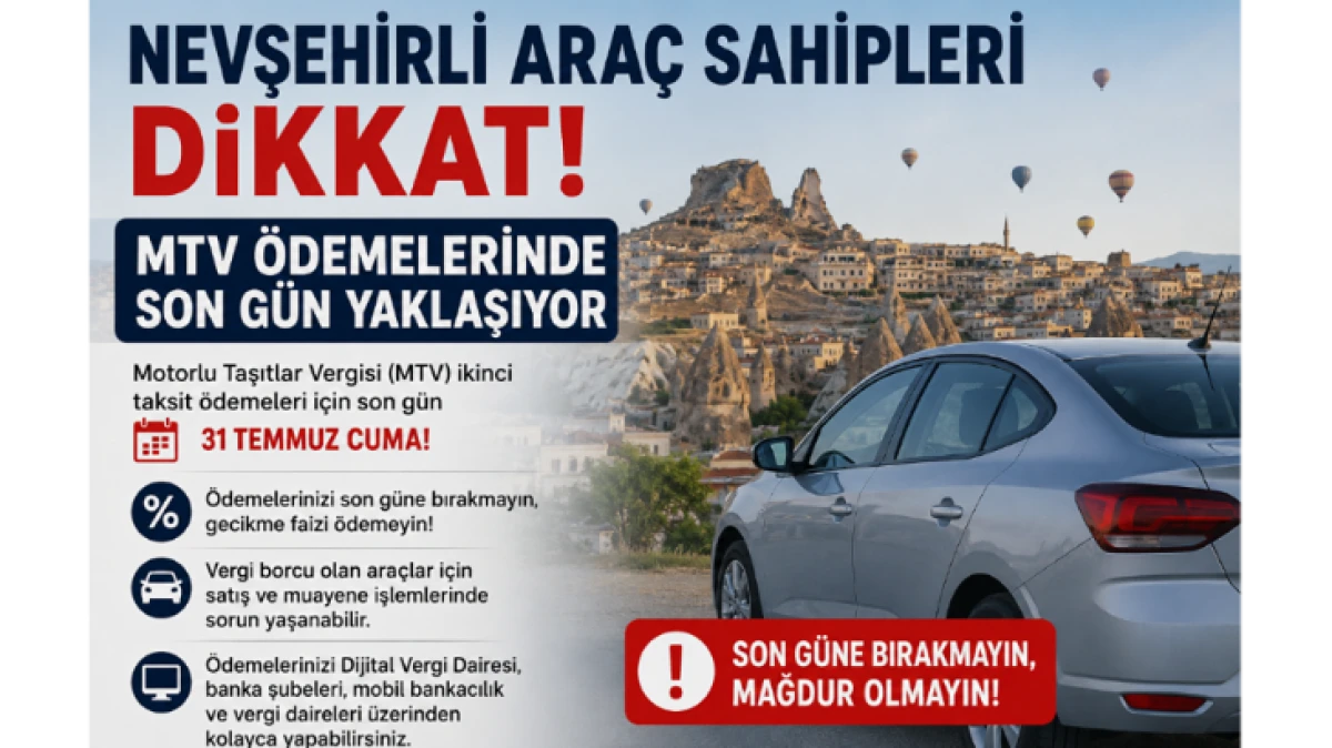 MTV &Ouml;DEMELERİNDE SON G&Uuml;NE KALMAYIN 
