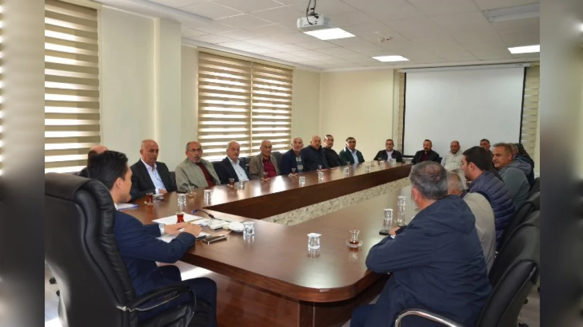 MUHTARLAR KAYMAKAM İLE BULUŞTU 