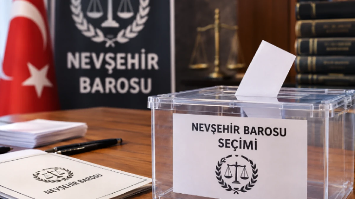NEVŞEHİR BAROSU BAŞKANINI SE&Ccedil;İYOR 