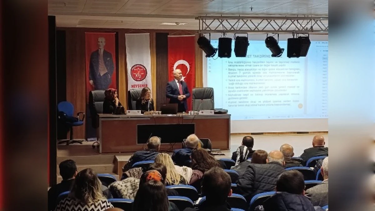 NEVŞEHİR BAROSU EĞİTİM SEMİNERİ D&Uuml;ZENLEDİ 