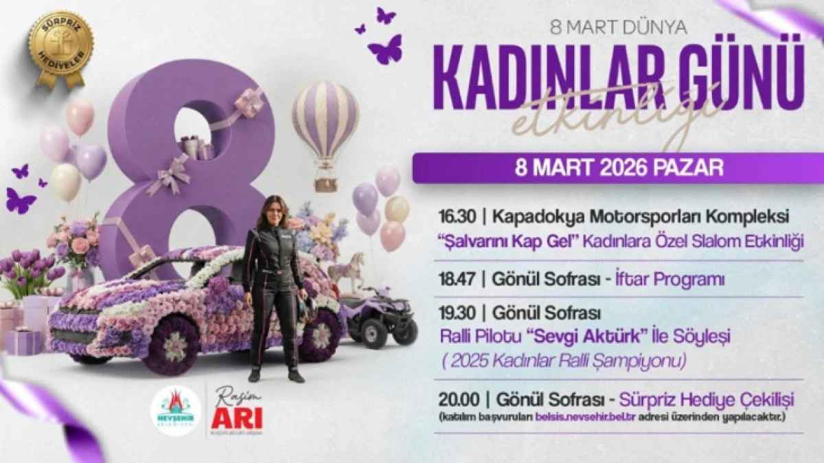 NEVŞEHİR BELEDİYESİNDEN KADINLARA &Ouml;ZEL ETKİNLİKLER 