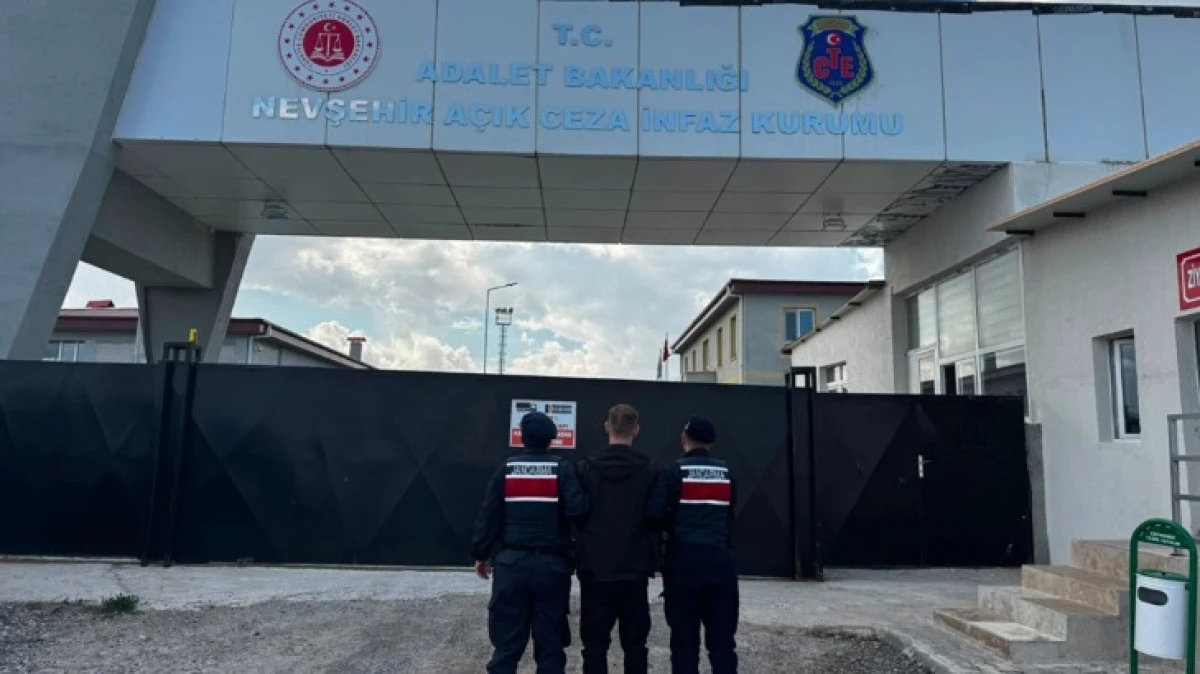 NEVŞEHİR&rsquo;DE 14 YIL 53 AY 49 G&Uuml;N HAPİS CEZASIYLA ARANAN ŞAHIS YAKALANDI