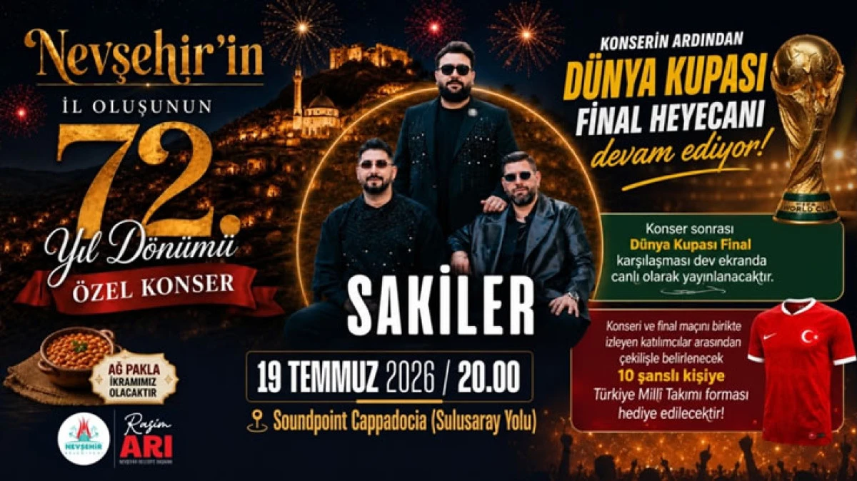 NEVŞEHİR'İN İL OLUŞUNUN YILD&Ouml;N&Uuml;M&Uuml; &Ouml;NCESİNDE &Ccedil;EŞİTLİ ETKİNLİKLE D&Uuml;ZENLENİYOR