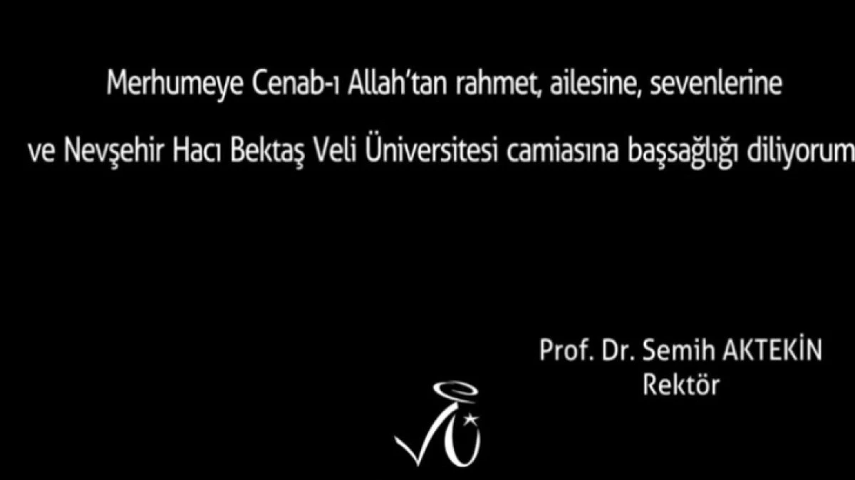 NEV&Uuml; PERSONELİ VEFAT ETTİ 