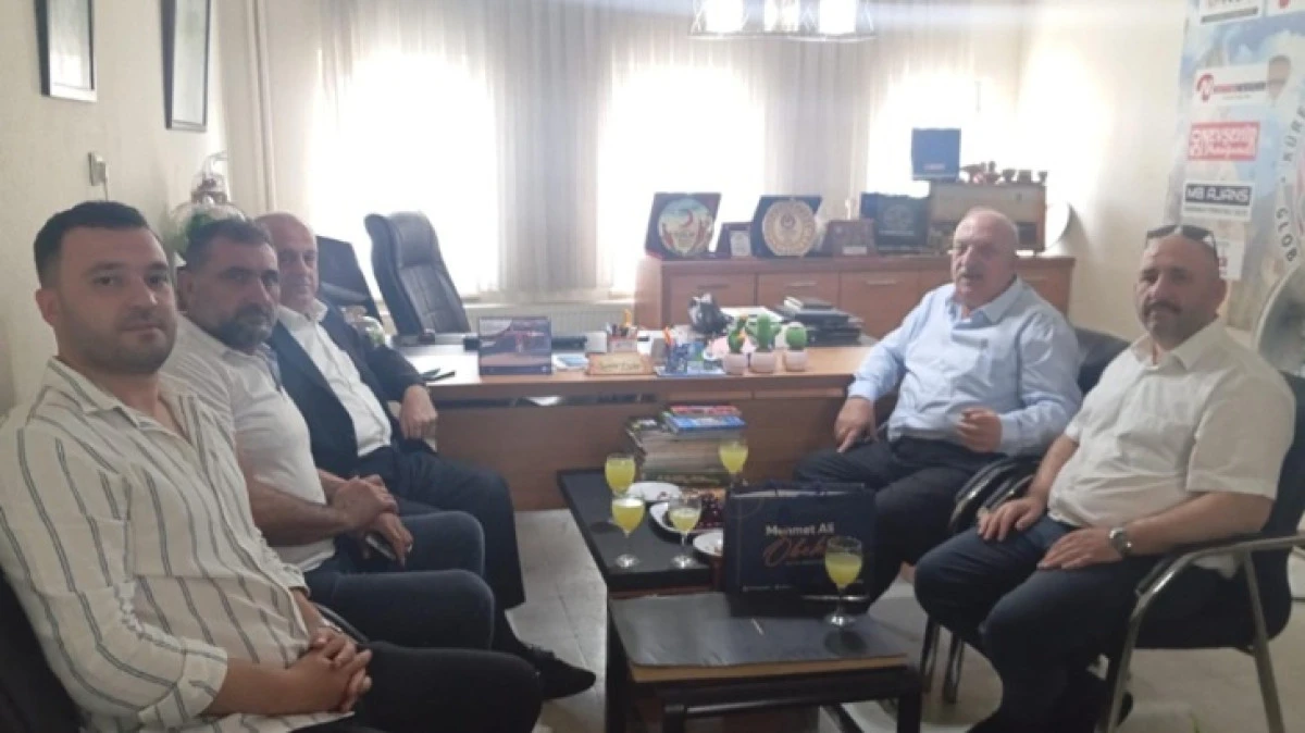 &Ouml;BEKLİ, BAŞER'İ ZİYARET ETTİ 