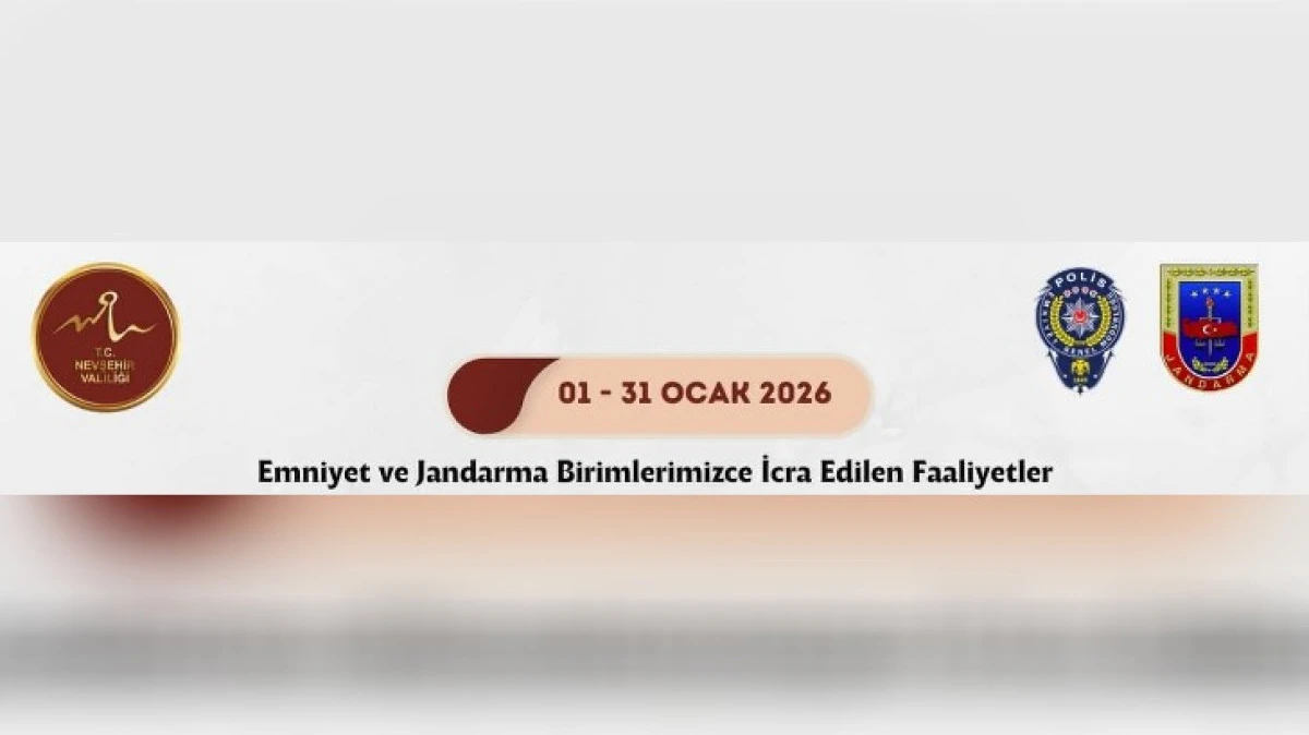 OCAK AYI ASAYİŞ RAPORU A&Ccedil;IKLANDI 